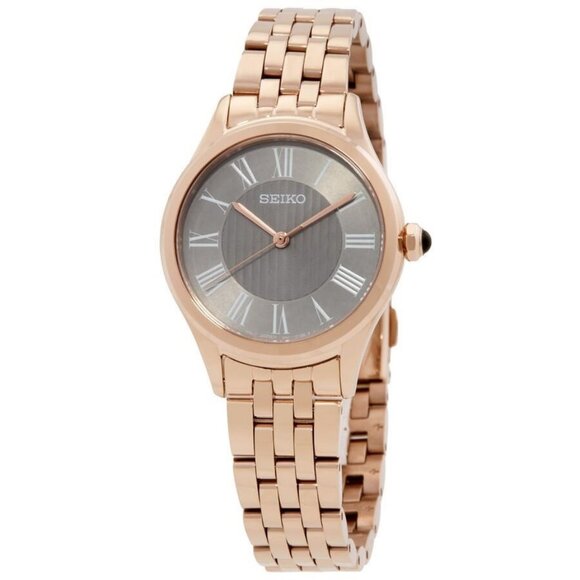 NWT Seiko Fashion Ladies Quartz Steel Authentic Watch - Picture 1 of 3
